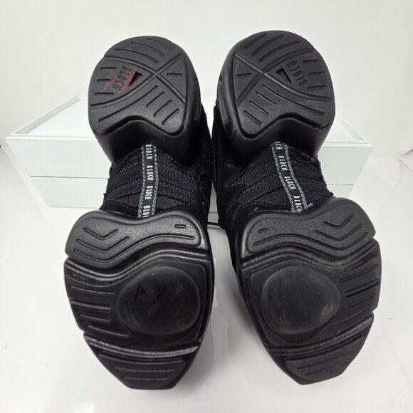 Bloch Boost Split Sole Mesh Sneakers Jazz Hip Hop Dance Black Women's Size 7 - Picture 9 of 9